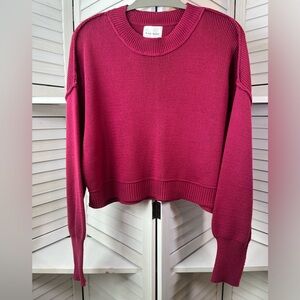 NEW PINK ROSE SWEATER